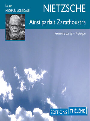 cover image of Ainsi parlait Zarathoustra (extrait ?)